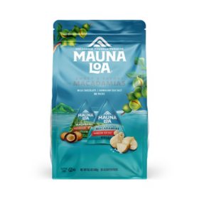 Mauna Loa Sweet and Savory Macadamias, Milk Chocolate and Hawaiian Sea Salt  30 pk.