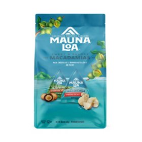 Mauna Loa Sweet and Savory Macadamias, Milk Chocolate and Hawaiian Sea Salt  30 pk.