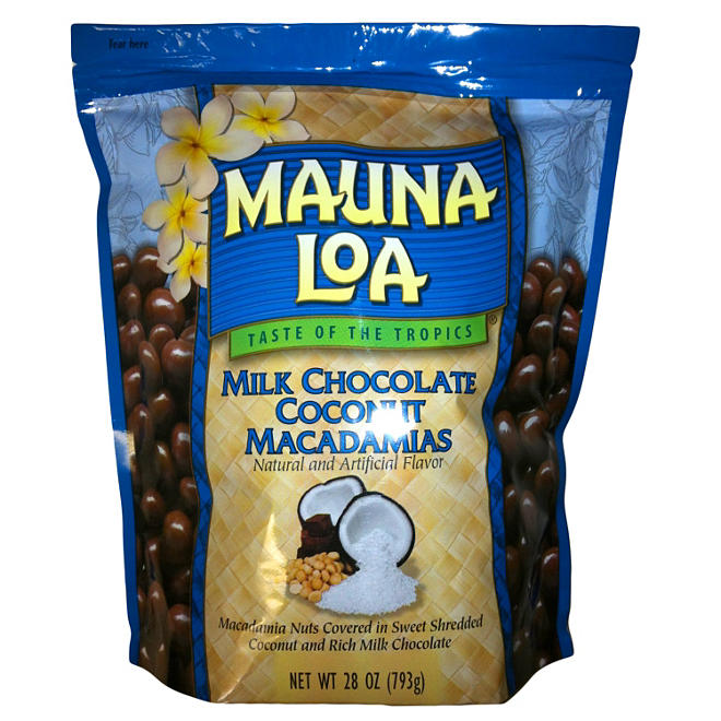 Mauna Loa Milk Chocolate and Coconut Covered Macadamia Nuts