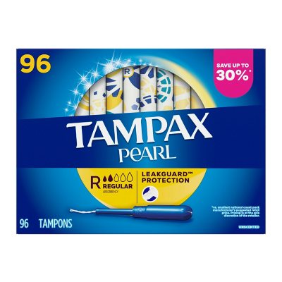 Tampax Pearl Unscented Ultra Absorbency Unscented Tampons 18 ea 18 ct