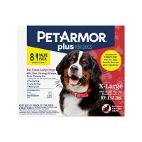 PetArmor Plus Flea and Tick Prevention for Dogs, 8 ct. (Choose Your Size)
