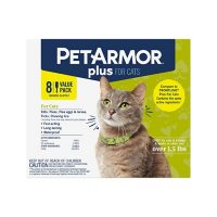 PetArmor Plus Flea & Tick Protection for Cats, 8-Month Supply