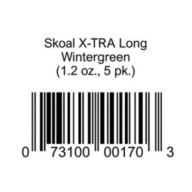 Skoal X-TRA Long Wintergreen 1.2 oz., 5 pk. 