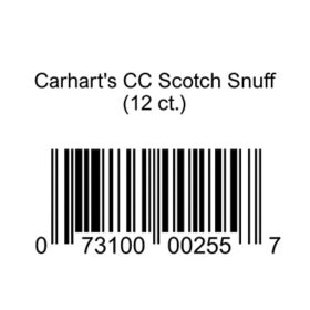 Carhart's CC Scotch Snuff (12 ct.)