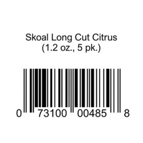 Skoal Long Cut Citrus 1.2 oz., 5 pk.