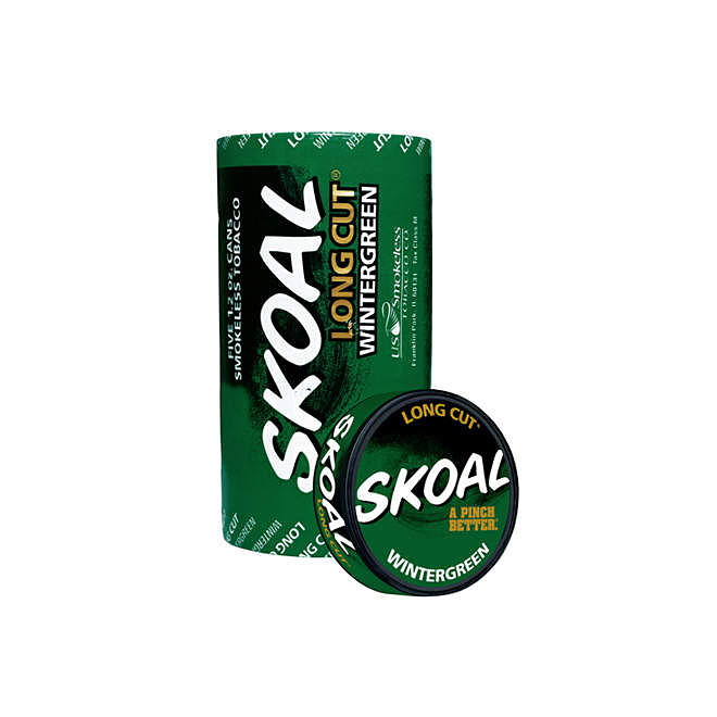 Skoal Long Cut Wintergreen - 5 can roll