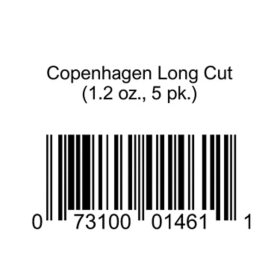 Copenhagen Long Cut 1.2 oz., 5 pk.