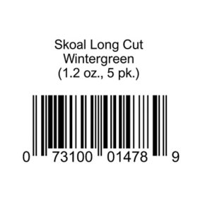 Skoal Pouches Wintergreen, 0.8 oz., 5 pk.