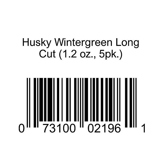 Husky Wintergreen Long Cut (1.2 oz., 5pk.)