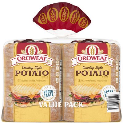 Oroweat Country Potato Bread 24oz 2pk Sam S Club,White Asparagus Pantone