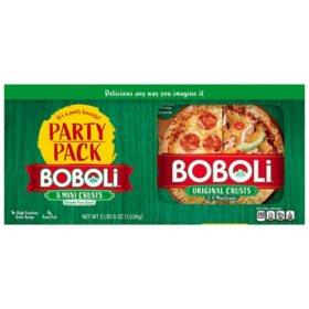 Boboli Party Pack Mini Pizza Crust & Sauce Kit (54oz/8ct)