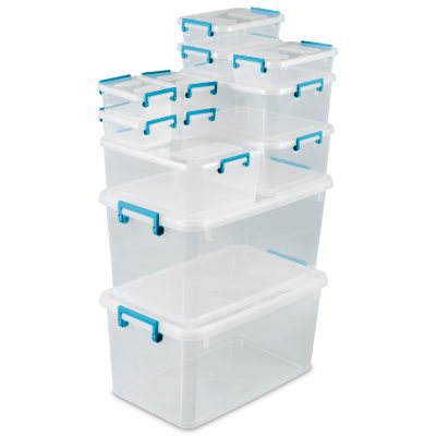 Sterilite 7.5 Quart Clear Plastic Home Storage Box with Latching Lids, (24  Pack), 24pk - Pick 'n Save