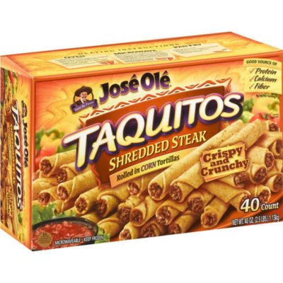 José Olé® Shredded Steak Taquitos 40 ct. Sam's Club