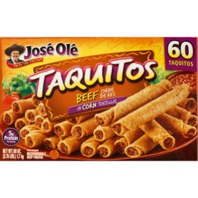 Jose Ole Beef Taquitos, Frozen 60 ct.