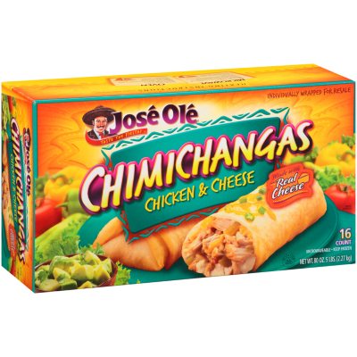 El Monterey Chimichangas - 5.62 lb. box - Sam's Club