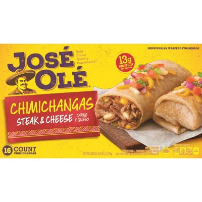 Posada Chimichangas, Shredded Steak & Cheese, Frozen Foods