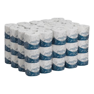 POM Bath Tissue, Septic Safe, 2-Ply, White (473 sheets/roll, 45 rolls ...