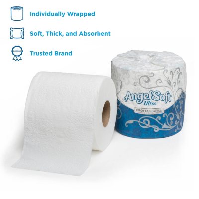 Georgia Pacific Professional Angel Soft Ps Ultra 2 Ply Premium Bathroom Tissue Septic Safe White 400 Sheets Roll 60 Rolls Sam S Club