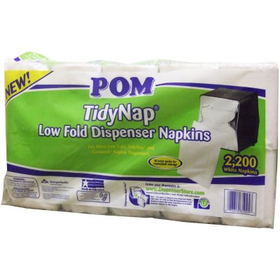 POM? Tidynap? White Low Fold Dispenser Napkins Sam's Club