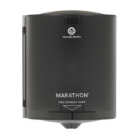 Marathon Centerpull Paper Towel Dispenser, Smoke, 9.15” W x 11.5” D x 8.6” H