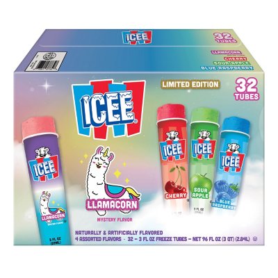 ICEE Freeze Squeeze-Up Tubes Variety Bonus Pack (32 ct.) - Sam's Club