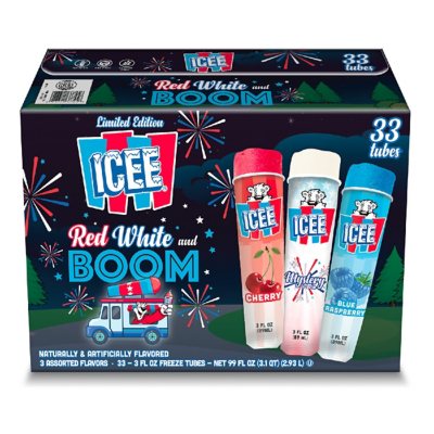 ICEE Freeze Squeeze-Up Variety Bonus Pack, Frozen 33 ct. - Sam's Club