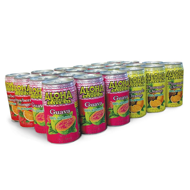 Aloha Maid Assorted Juice Pack 11.5 oz., 24 pk.