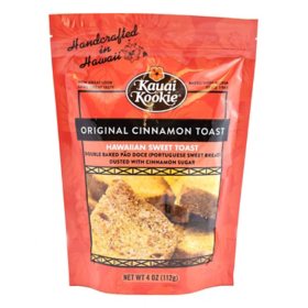 Kauai Kookie Hawaiian Sweet Toast Cinnamon, 4 oz.