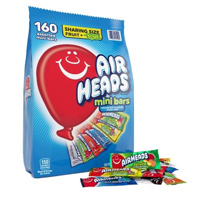Airheads Mini Candy Bars, Variety Pack, 160 pcs. - Sam's Club