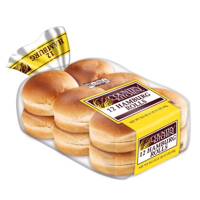 Country Kitchen Hamburger Buns 12 ct. Sam's Club