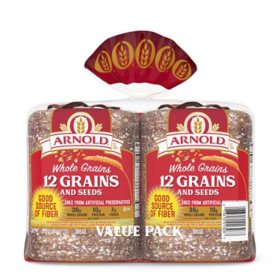 Arnold Whole Grains 12 Grain Bread 24oz / 2pk