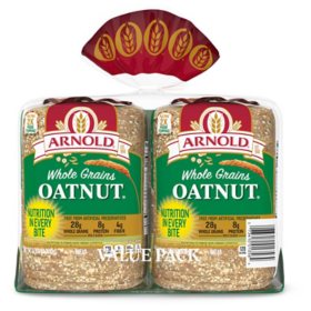 Arnold Whole Grains Oatnut Bread 24 oz., 2 pk.