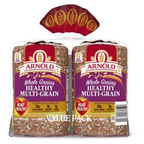 Arnold Whole Grains Healthy Multigrain Bread 24oz/2pk