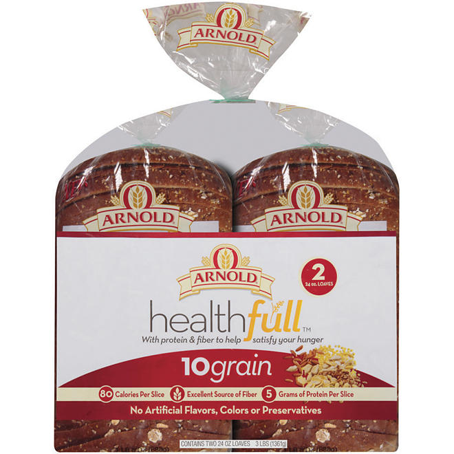 Oroweat Health-full 10 Grain Bread - 24 oz. - 2 pk.