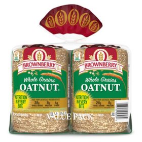 Brownberry Whole Grains Oatnut Bread 24 oz., 2 pk.