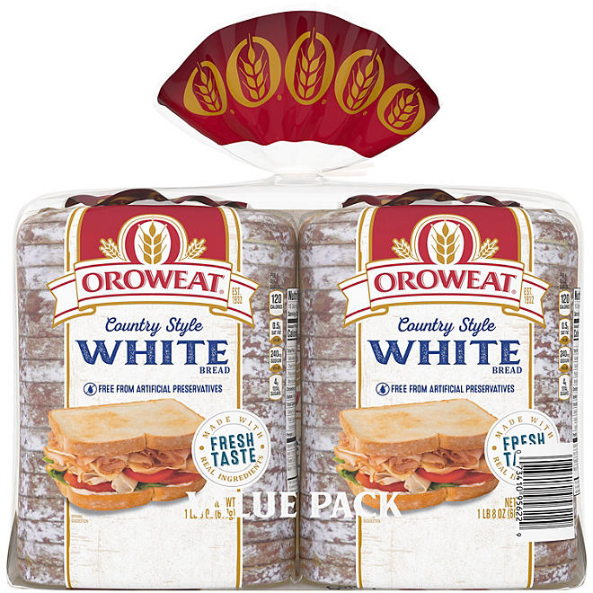 Oroweat Country White Bread (24oz/2pk)