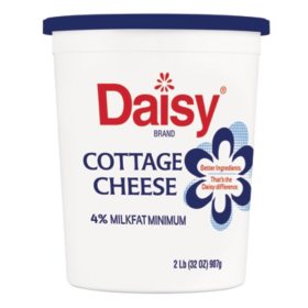 Daisy 4 Milkfat Small Curd Cottage Cheese 2 Lbs Sam S Club
