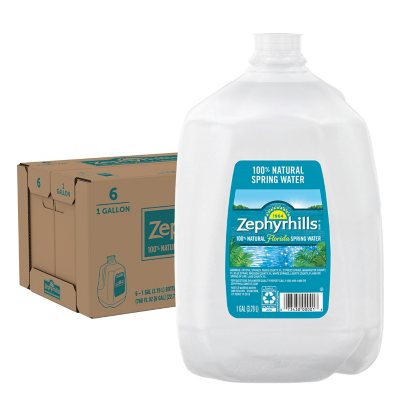 Zephyrhills Brand 100% Natural Spring Water, 8-ounce mini plastic bottles  (Pack of 12) 