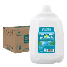 Zephyrhills 100% Natural Spring Water 1 gal., 6 pk.