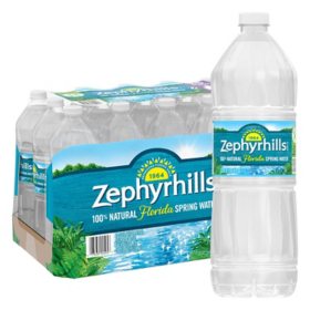 Zephyrhills 100% Natural Spring Water (1 L, 15 pk.)