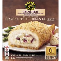 Barber Foods Breaded Stuffed Chicken Breasts With Creme Brie, Frozen (6 ct.)