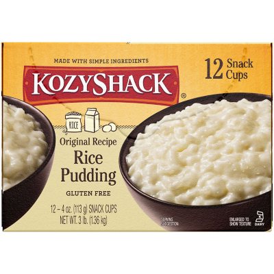 Kozy Shack Rice Pudding Original Recipe Snack Cups (12 ct.)