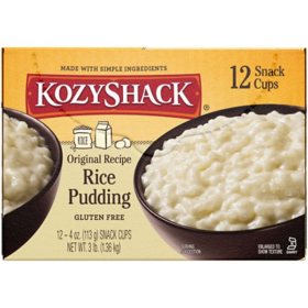 Kozy Shack Rice Pudding Original Recipe Snack Cups (12 ct.)