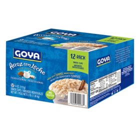 Goya Arroz Con Leche Traditional Rice Pudding Snack Cups (12 ct.)