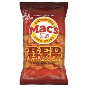 Mac's Red Hot Pork Skins (18 oz.)