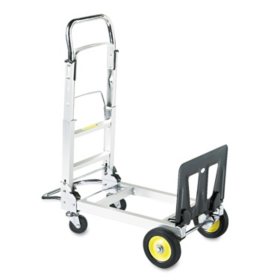 Mobile Storage Trolley for Hotel/Lobby Space Saving Clubs Rolling Trolley Grey ZKS-KS Multifunction Portable Hand Trucks,Salon Cart Tool Folding Linen Car with Universal Wheel