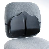 Safco SoftSpot Low Profile Back Rest Cushion, Black