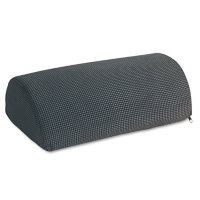 Safco Half-Cylinder Padded Foot Cushion, Black