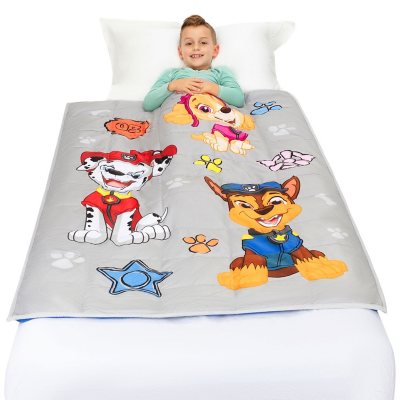 GIRL WEIGHTED BLANKET with Paw Patrol and 5 lbs autism sensory blanket Skye 