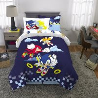 Sonic the Hedgehog Kids 5-Piece Bed in a Bag Bedding Set, Twin